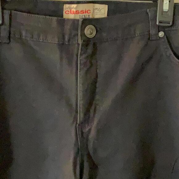 JMS black plus size jeans sz 22W - Picture 2 of 8